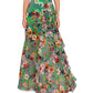 Vestido feminino Betsy &amp; Adam com estampa floral e babados, verde, tamanho 10