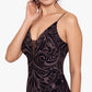 Vestido de festa feminino Betsy &amp; Adam com glitter, preto, tamanho 12
