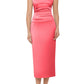 Betsy & Adam Women's Midi Sheath Dress Orange Size 12