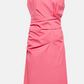 Vestido midi justo Betsy &amp; Adam feminino, rosa, tamanho 2