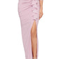 Vestido feminino Betsy &amp; Adam com babados e acabamento franzido, rosa, tamanho 14