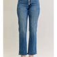 Judy Blue - Mid Rise Slim Straight Rigid Magic Button-fly Jeans