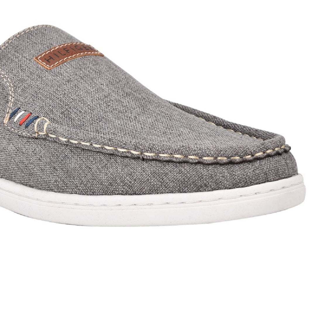Tênis Tommy Hilfiger Masculino Carlid Linen Slip-On Cinza Tamanho 8,5 M