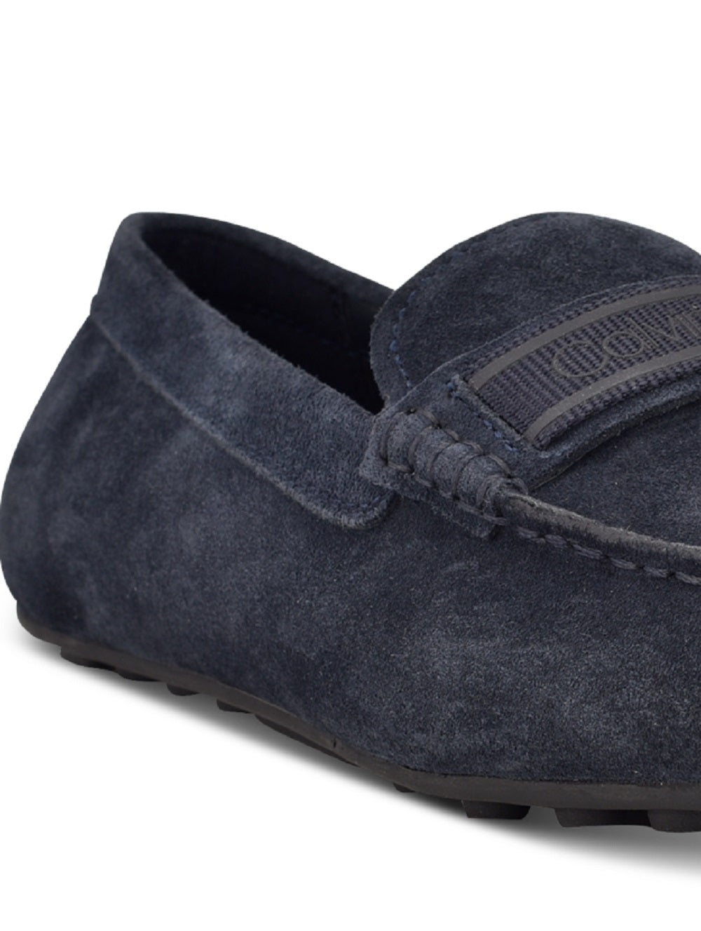 Calvin Klein Oliver Casual Slip On Mocassim Masculino Azul Tamanho 9 M