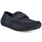 Calvin Klein Oliver Casual Slip On Mocassim Masculino Azul Tamanho 9 M