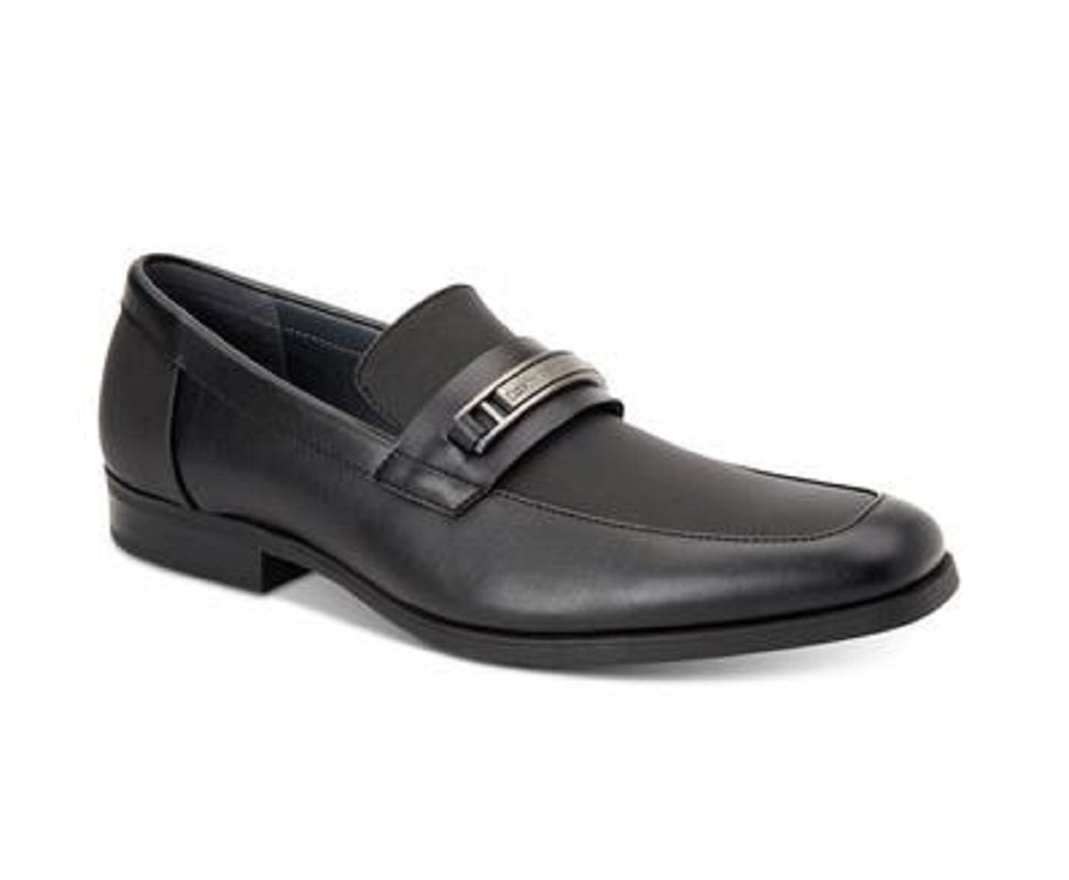 Calvin Klein Jameson Slip-on Mocassim Masculino Preto Tamanho 12M