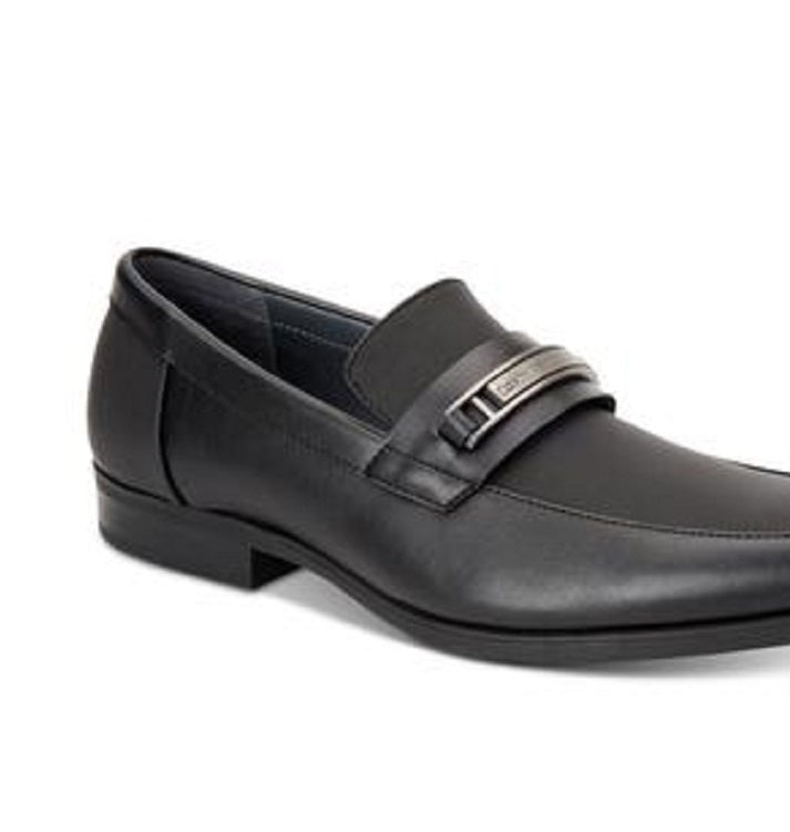 Calvin Klein Jameson Slip-on Mocassim Masculino Preto Tamanho 12M
