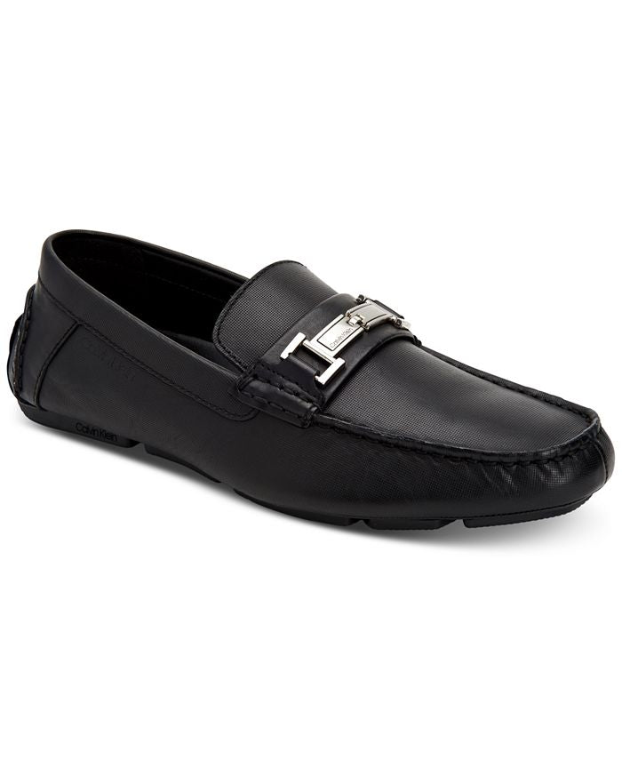 Calvin Klein Magnus Casual Slip On Masculino Preto Tamanho 9 M
