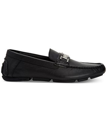 Calvin Klein Magnus Casual Slip On Masculino Preto Tamanho 9 M