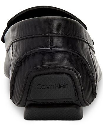Calvin Klein Magnus Casual Slip On Masculino Preto Tamanho 9 M