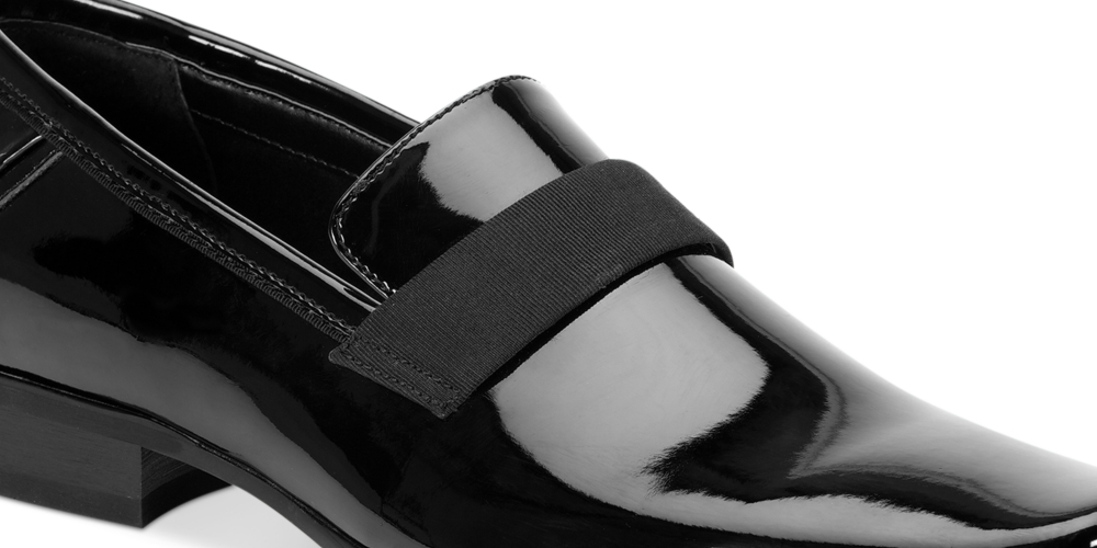 Calvin Klein Bernard Slip-on Sapatos sociais masculinos pretos tamanho 9