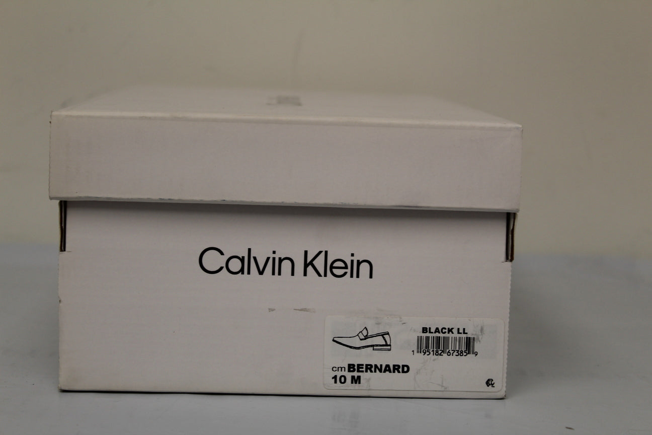 Calvin Klein Bernard Slip-On Sapatos sociais masculinos pretos tamanho 10 M