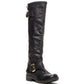 Steve Madden Mocassim feminino Lawrence Lug Sole plataforma Penny, preto, tamanho 9