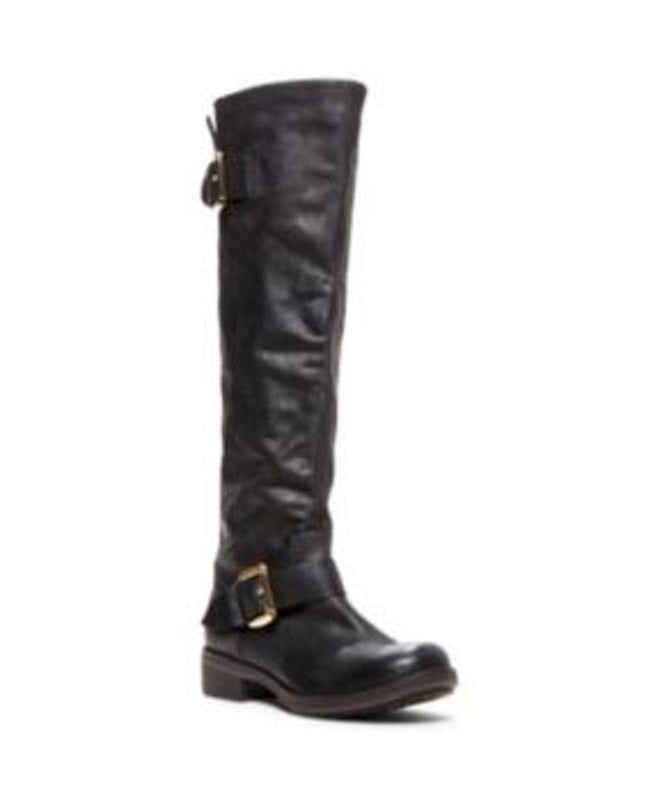 Steve Madden Mocassim feminino Lawrence Lug Sole plataforma Penny, preto, tamanho 9