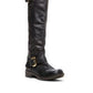 Steve Madden Mocassim feminino Lawrence Lug Sole plataforma Penny, preto, tamanho 9
