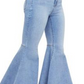 Calça Jeans Flare Just Float On Feminina Free People Azul Tamanho 31