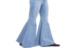 Calça Jeans Flare Just Float On Feminina Free People Azul Tamanho 31