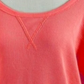 Blusa térmica feminina Free People, manga comprida, gola redonda, vermelha, tamanho X-S