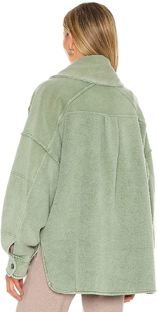 Jaqueta Jordan Feminina Free People Verde Tamanho Grande