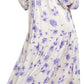 Vestido midi de manga comprida Feeling Groovy da Free People para mulheres, tamanho X-S