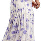 Vestido midi de manga comprida Feeling Groovy da Free People para mulheres, tamanho X-S