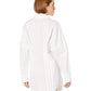 Vestido-camisa Taia feminino Free People, branco, tamanho extragrande