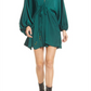 Vestido curto feminino Arzel manga comprida verde tamanho extragrande da Free People