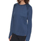 Bass Outdoor Leus Trail Performance Top Feminino Azul Tamanho Médio