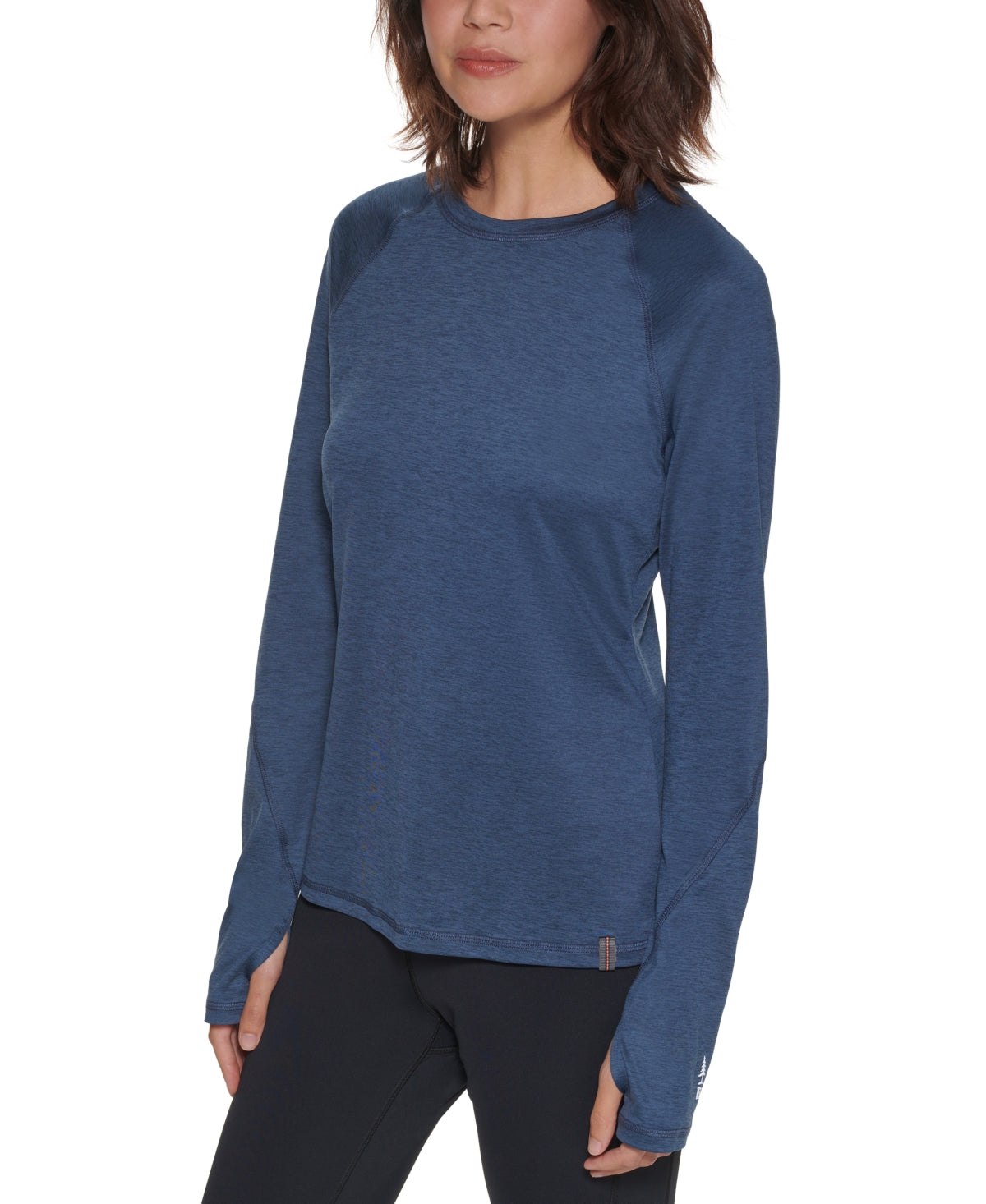 Bass Outdoor Leus Trail Performance Top Feminino Azul Tamanho Médio