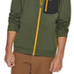 Jaqueta esportiva masculina Bass Outdoor Highline Trail Regular Fit Stretch Colorblocked com zíper e capuz, tamanho X-G