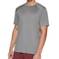 Camiseta de camada de base elástica com absorção de umidade Bass Outdoor Boundary Trek masculina, tamanho cinza -XL