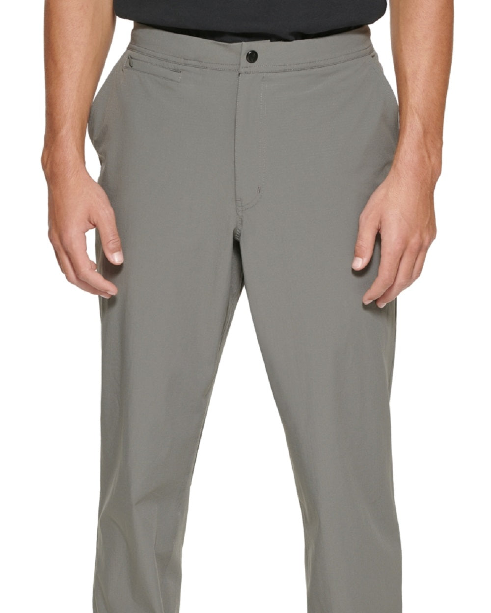 Calça Bass Outdoor Masculina Performance com Bolso e Zíper no Tornozelo Cinza Tamanho Grande