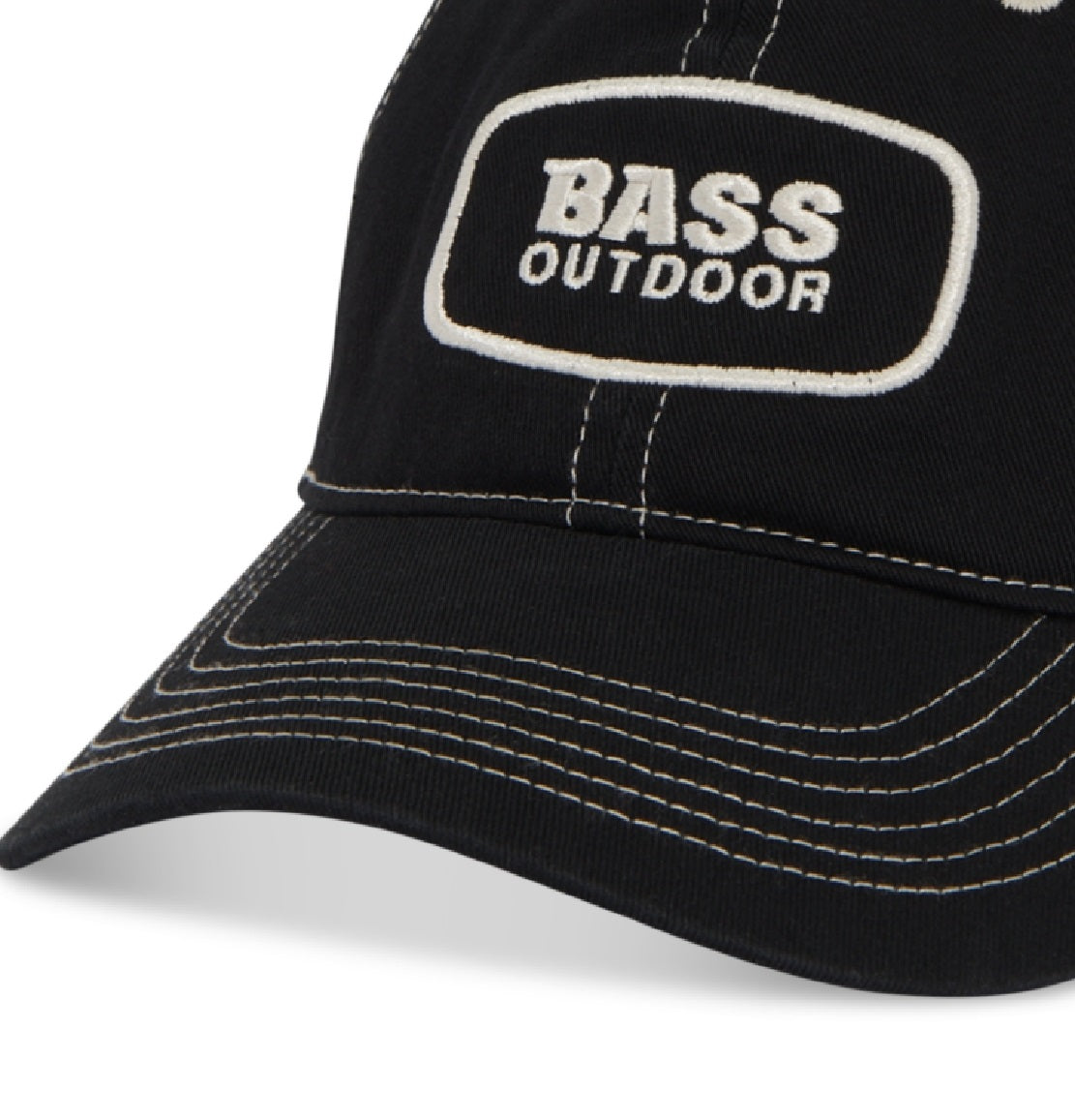 Boné Trail Loop Masculino Bass Outdoor Preto Tamanho Regular