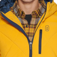 Jaqueta de caminhada masculina Bass Outdoor Glacier amarela tamanho XL