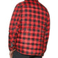 Jaqueta masculina Mission Flannel Puffer GH Bass &amp; Co. vermelha, tamanho pequeno