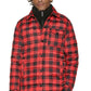 Jaqueta masculina Mission Flannel Puffer GH Bass &amp; Co. vermelha, tamanho pequeno