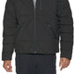 Jaqueta de caminhada masculina Bass Outdoor Glacier preta tamanho grande