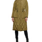 Casaco anorak com capuz feminino Kenneth Cole, verde, tamanho pequeno