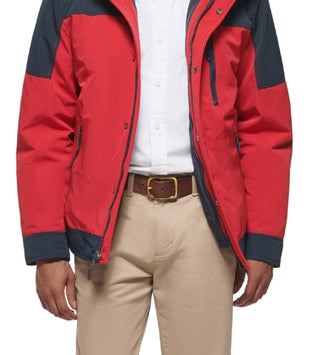 Club Room Men's 3 In 1 Hooded Jacket Red Size XX-Large