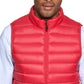 Colete dobrável de plumas masculino Club Room, vermelho