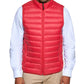 Colete dobrável de plumas masculino Club Room, vermelho