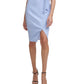 Vestido envelope feminino Kensie Bluson azul tamanho 14