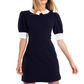 Vestido curto Mary Jane feminino Riley &amp; Rae azul tamanho grande