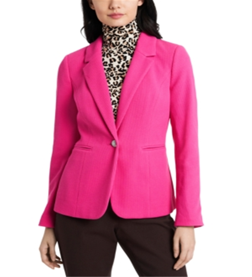 Blazer feminino Riley &amp; Rae Harlow com forro listrado rosa