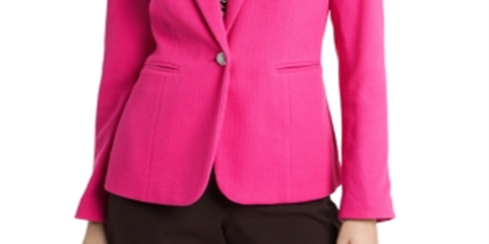Blazer feminino Riley &amp; Rae Harlow com forro listrado rosa