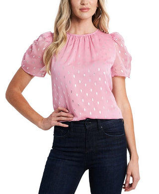Blusa feminina estampada em folha 1STATE rosa tamanho XXS
