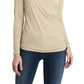 Vince Camuto Blusa Feminina Sparkle Jersey Recortada Amarela Tamanho Médio