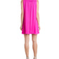 1.STATE Vestido Feminino Gola Alta Rosa Tamanho X-S