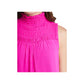 1.STATE Vestido Feminino Gola Alta Rosa Tamanho X-S