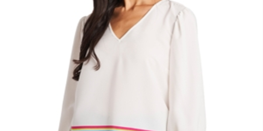 Blusa listrada Eliza feminina Riley &amp; Rae, verde, tamanho X-S